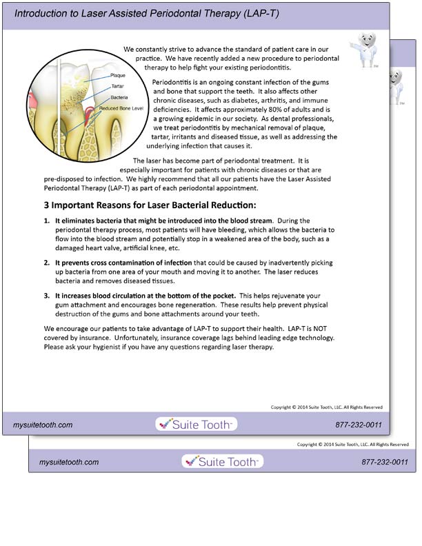 Laser Assisted Periodontal Therapy (LAP-T)